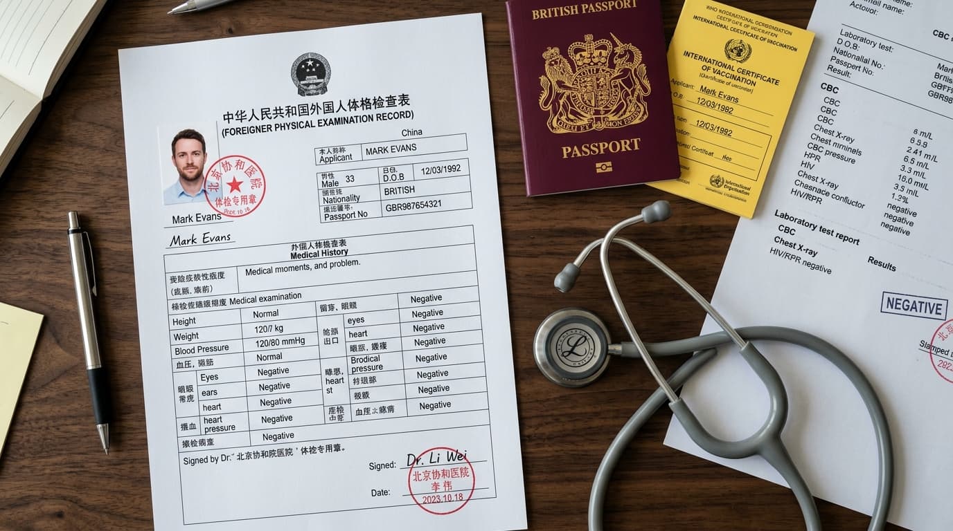 Foreigner Physical Exam 2027 / 2028: Form & Tests | CSP