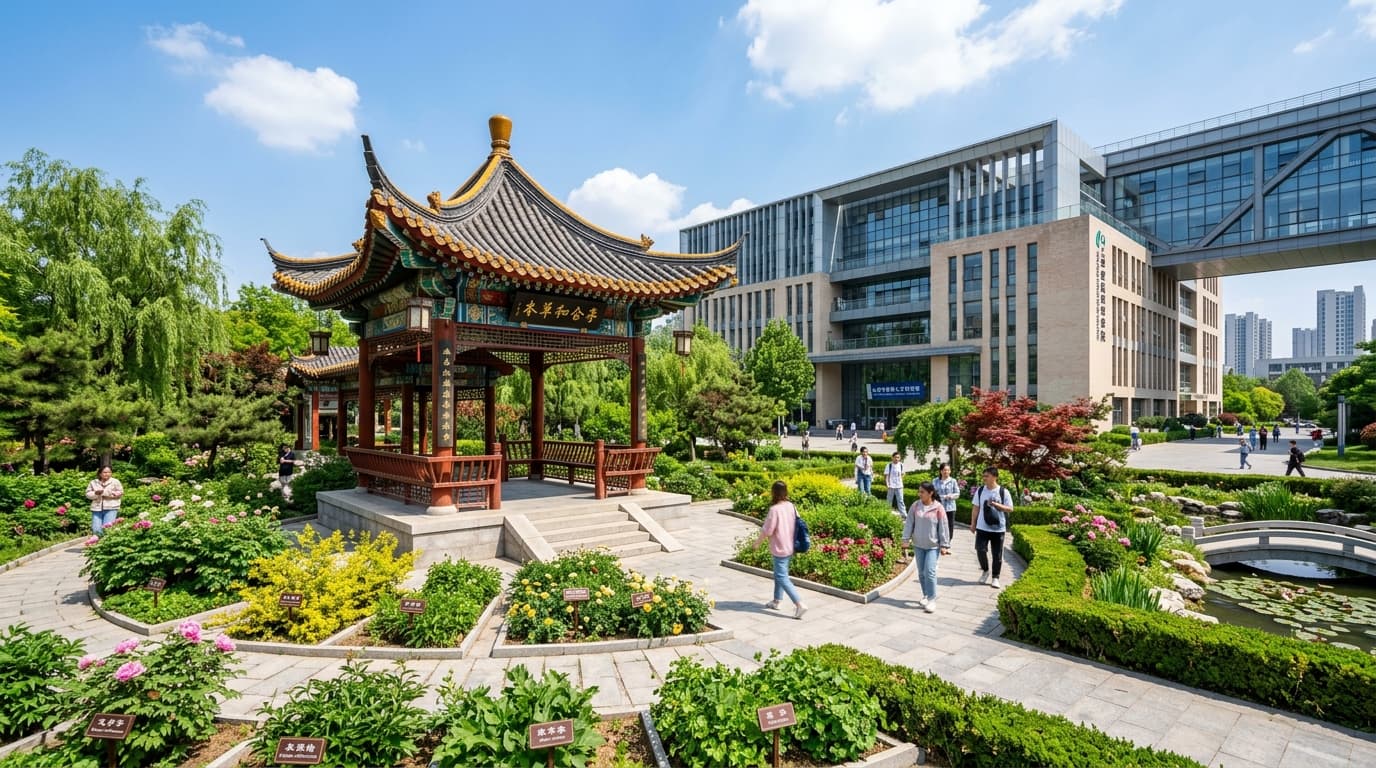 Shandong University of Traditional Chinese Medicine (SDUTCM) Campus Photography