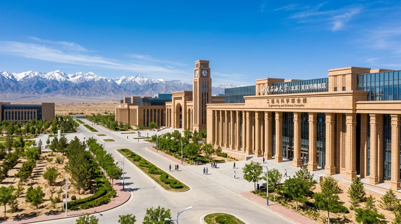 China University of Petroleum - Beijing at Karamay (CUPK) Campus Photography