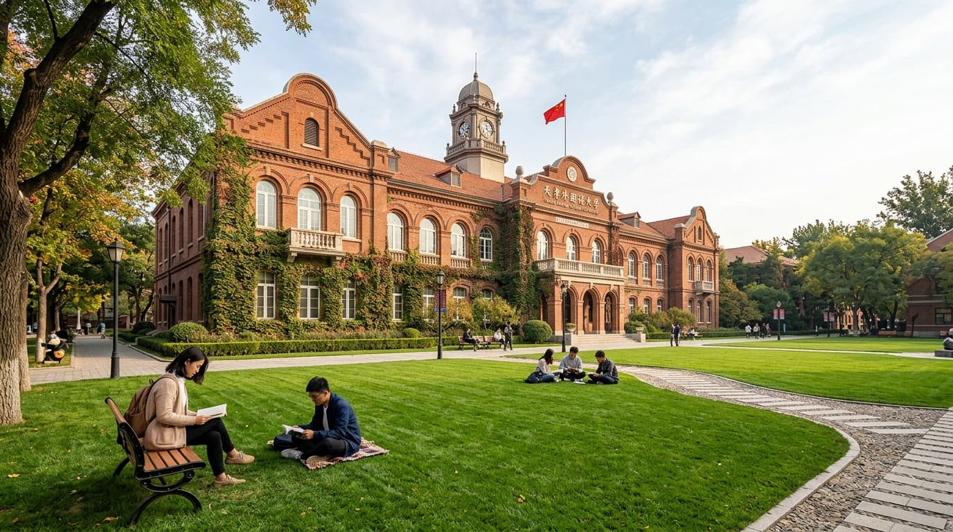 Tianjin Foreign Studies University (TFSU) Campus Photography