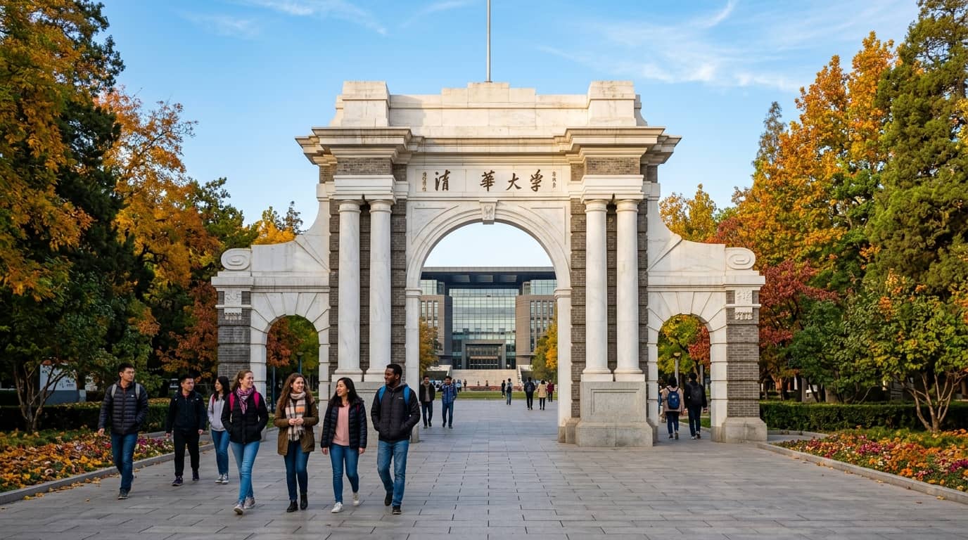 Chinese university campus for scholarship program selection